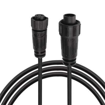 Kev cai M16 2-core Txiv neej rau poj niam IP67 Waterproof Cable