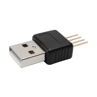USB A Txiv neej rau 4Pin Ncaj PCB Terminal