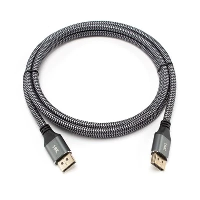 16K DisplayPort 2.1 Txiv neej Rau Txiv Neej Cable