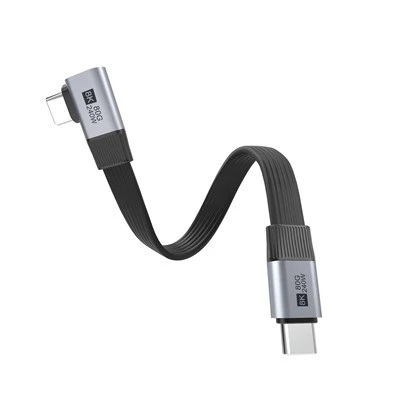 Angled USB 4 80Gbps 240W Fast Charging FPC Cable